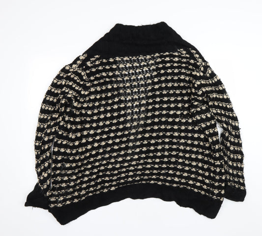 Womens UK Size L Isle Black Cardigan Jumper
