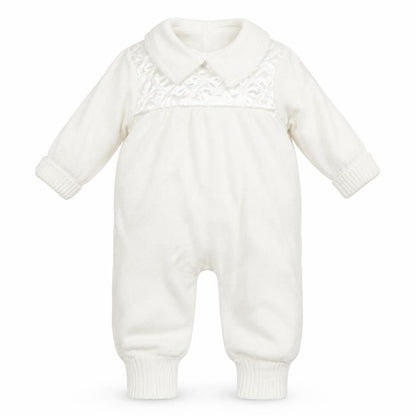 Ladybird Baby White   Coverall One-Piece Size 0-3 Months  - newborn