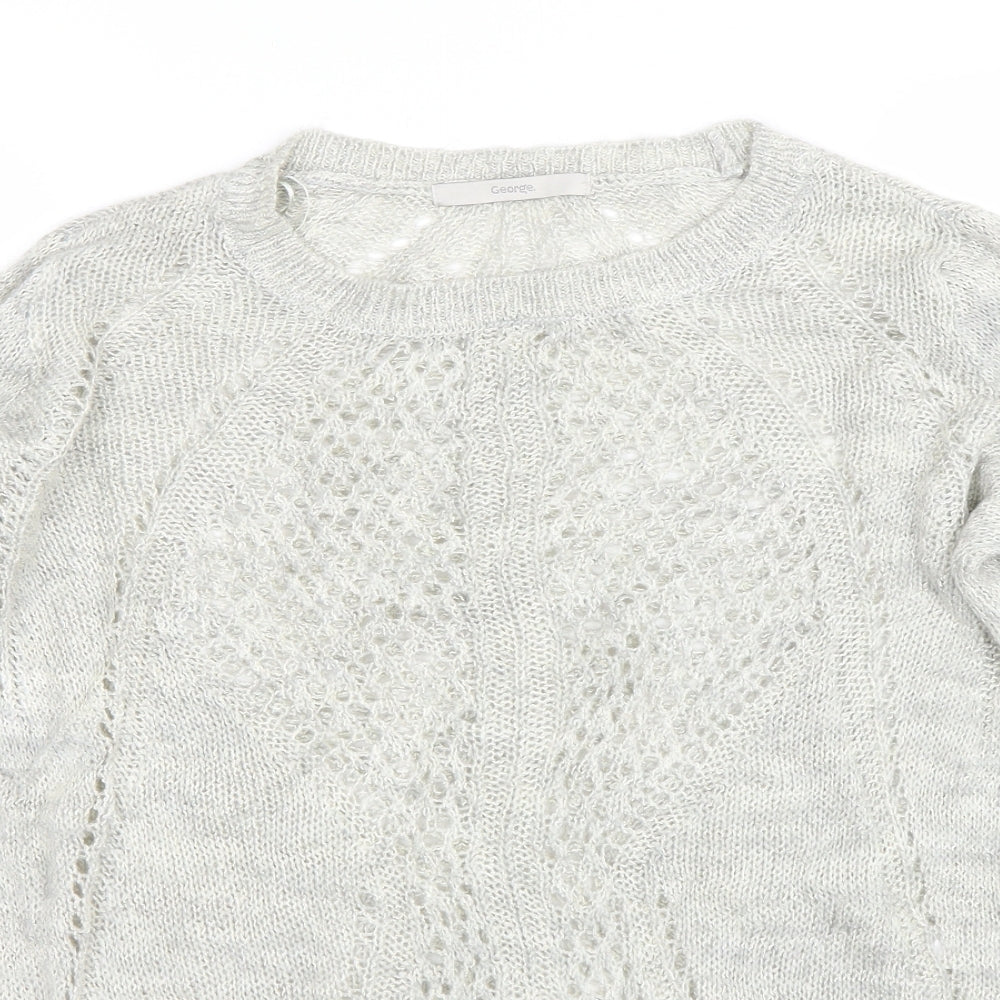 George Womens Grey   Pullover Jumper Size 12