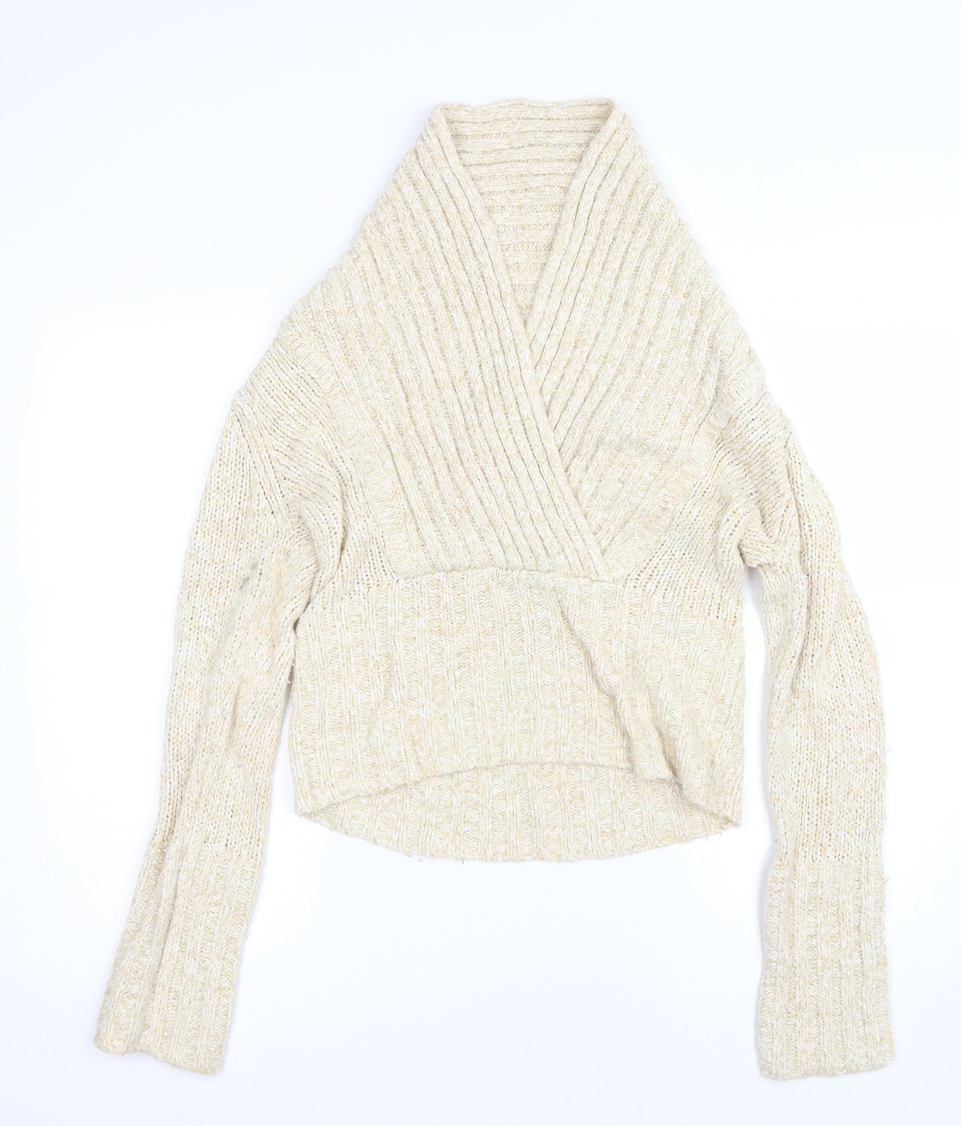 Womens UK Size 12 Wallis Beige Pullover Jumper