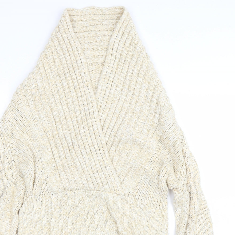 Womens UK Size 12 Wallis Beige Pullover Jumper