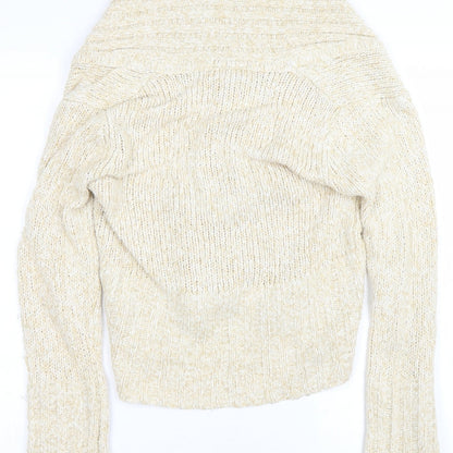 Womens UK Size 12 Wallis Beige Pullover Jumper