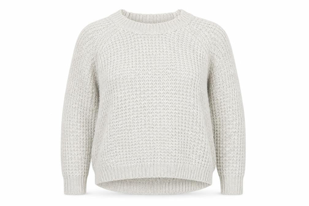 Womens UK Size 10 Preworn Beige Pullover Jumper