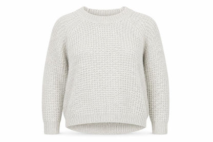 Womens UK Size 10 Preworn Beige Pullover Jumper