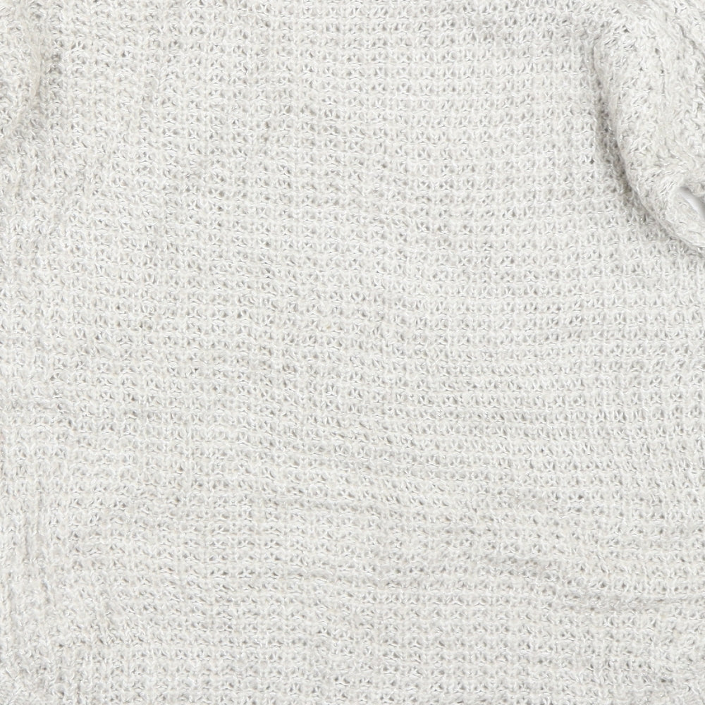Womens UK Size 10 Preworn Beige Pullover Jumper