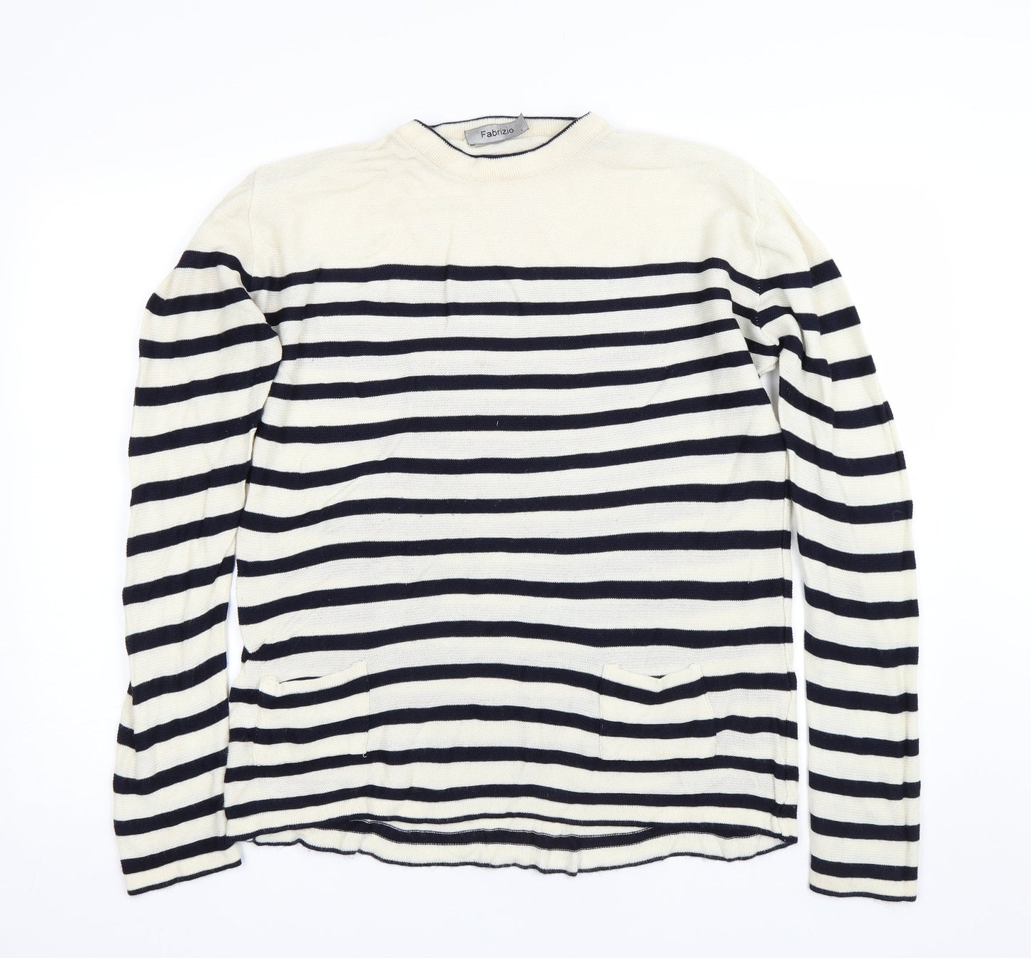 Womens UK Size L Fabrizio Beige Pullover Jumper
