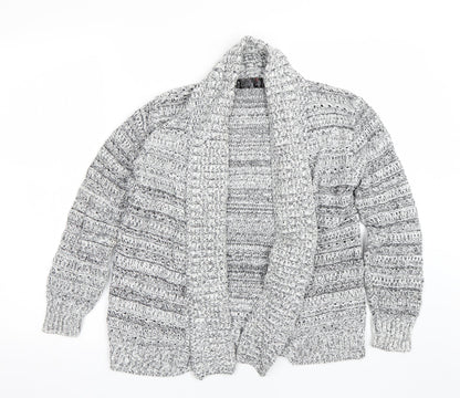 Womens UK Size M Lady ice White Cardigan Jumper
