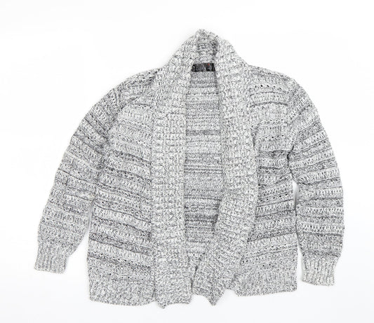 Womens UK Size M Lady ice White Cardigan Jumper