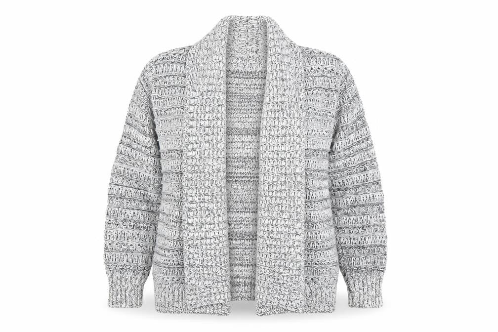 Womens UK Size M Lady ice White Cardigan Jumper
