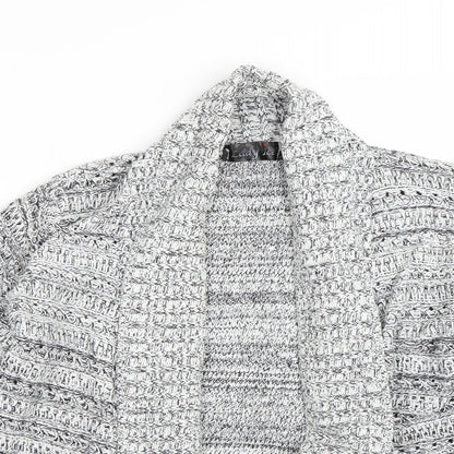 Womens UK Size M Lady ice White Cardigan Jumper