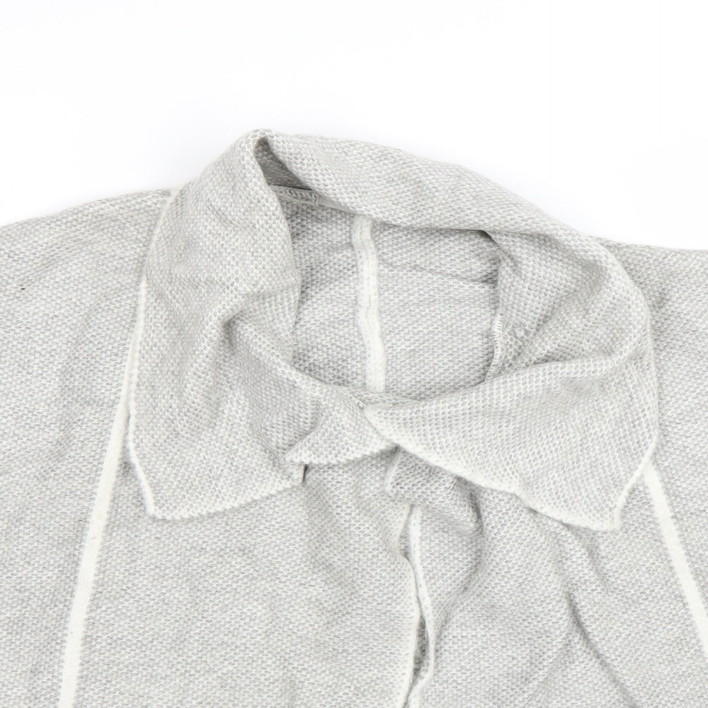 George Womens Grey   Wrap Jumper Size S  - Poncho