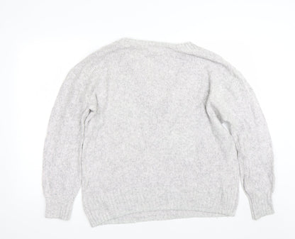 Womens UK Size M H&M Grey Pullover Jumper