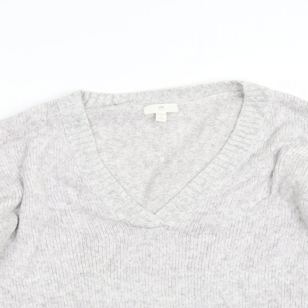 Womens UK Size M H&M Grey Pullover Jumper