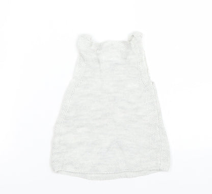 F&F Girls Grey   Tank Dress  Size 6-9 Months