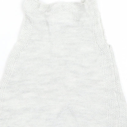 F&F Girls Grey   Tank Dress  Size 6-9 Months