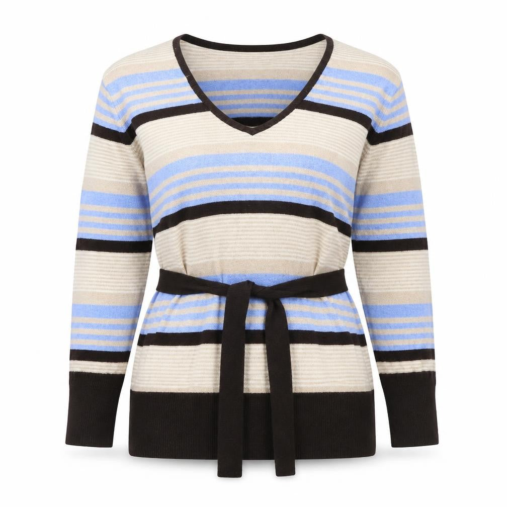 Country Casuals Womens Multicoloured Striped Pullover Jumper Size M