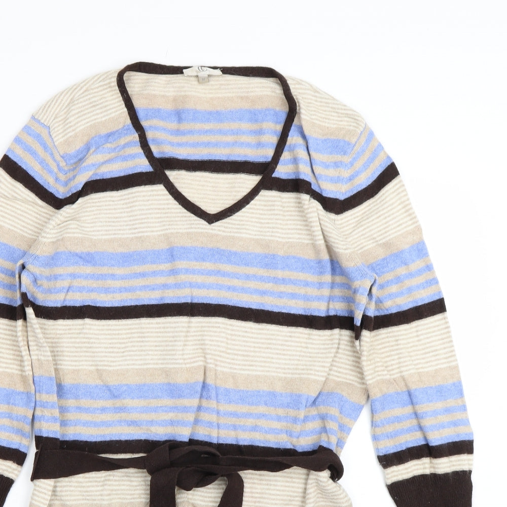 Womens UK Size M CC Multicoloured Pullover Jumper