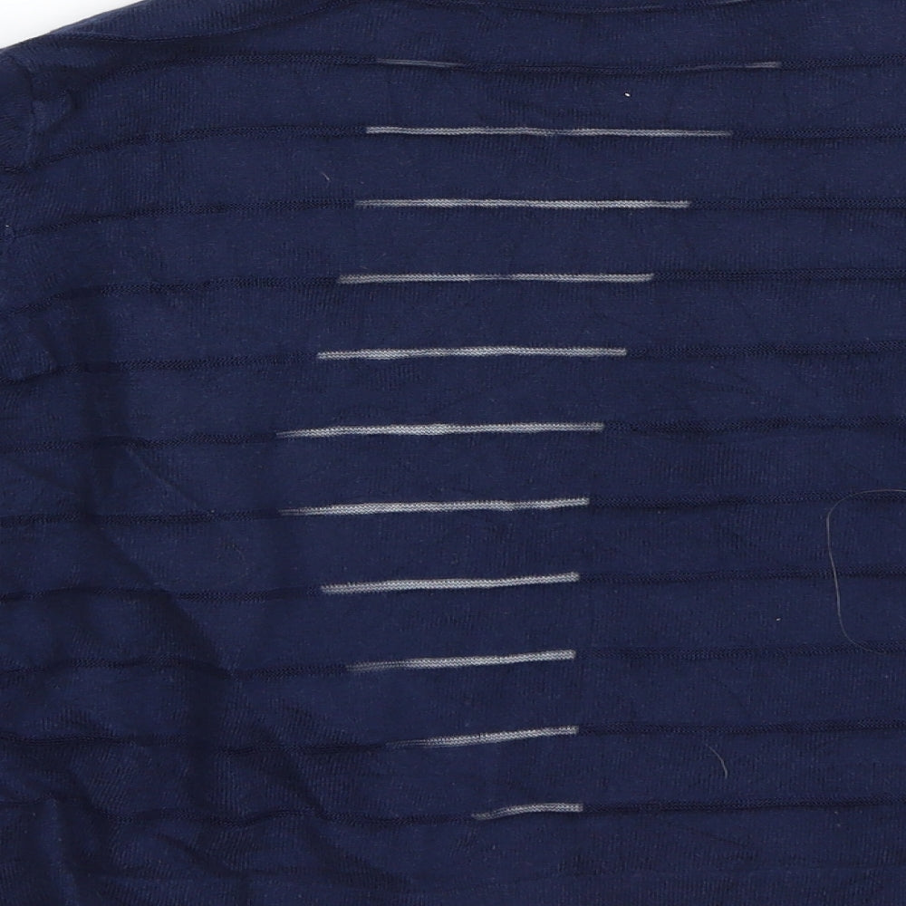 TU Womens Blue Striped  Cape Jumper Size 18