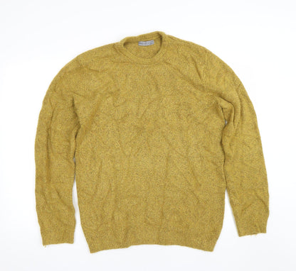 Womens UK Size 2XL M&S Yellow Pullover Jumper