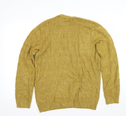 Womens UK Size 2XL M&S Yellow Pullover Jumper