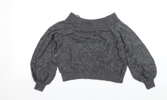 Womens UK Size S H&M Grey Pullover Jumper