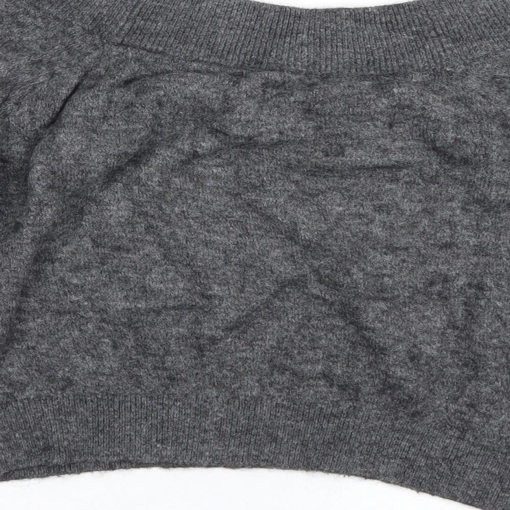 Womens UK Size S H&M Grey Pullover Jumper