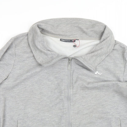 Only play Mens Grey   Full Zip Sweatshirt Size XL