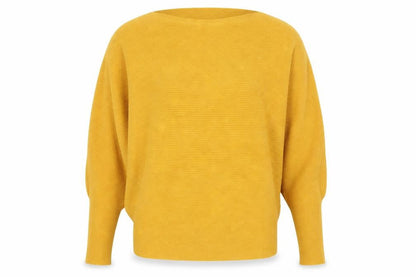 Joan Vass Womens Yellow   Pullover Jumper Size M