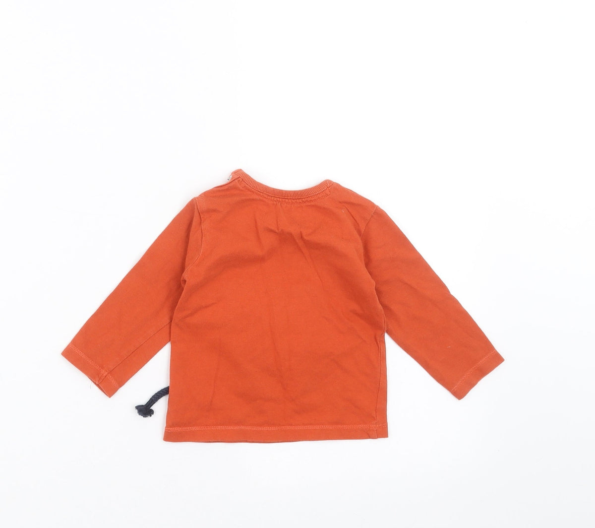 George Baby Orange   Basic T-Shirt Size 3-6 Months  - lion