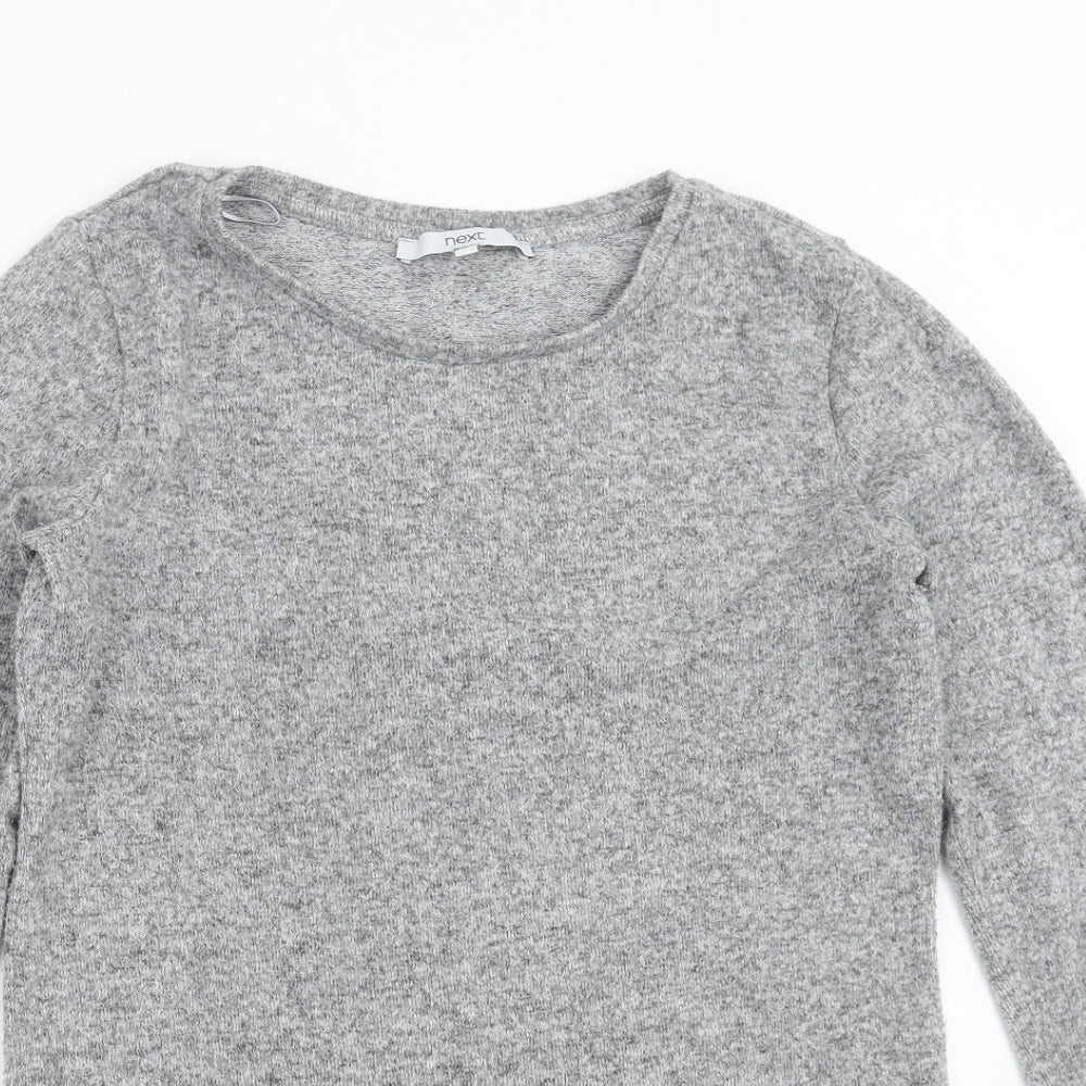Womens UK Size 10 NEXT Grey Pullover Jumper