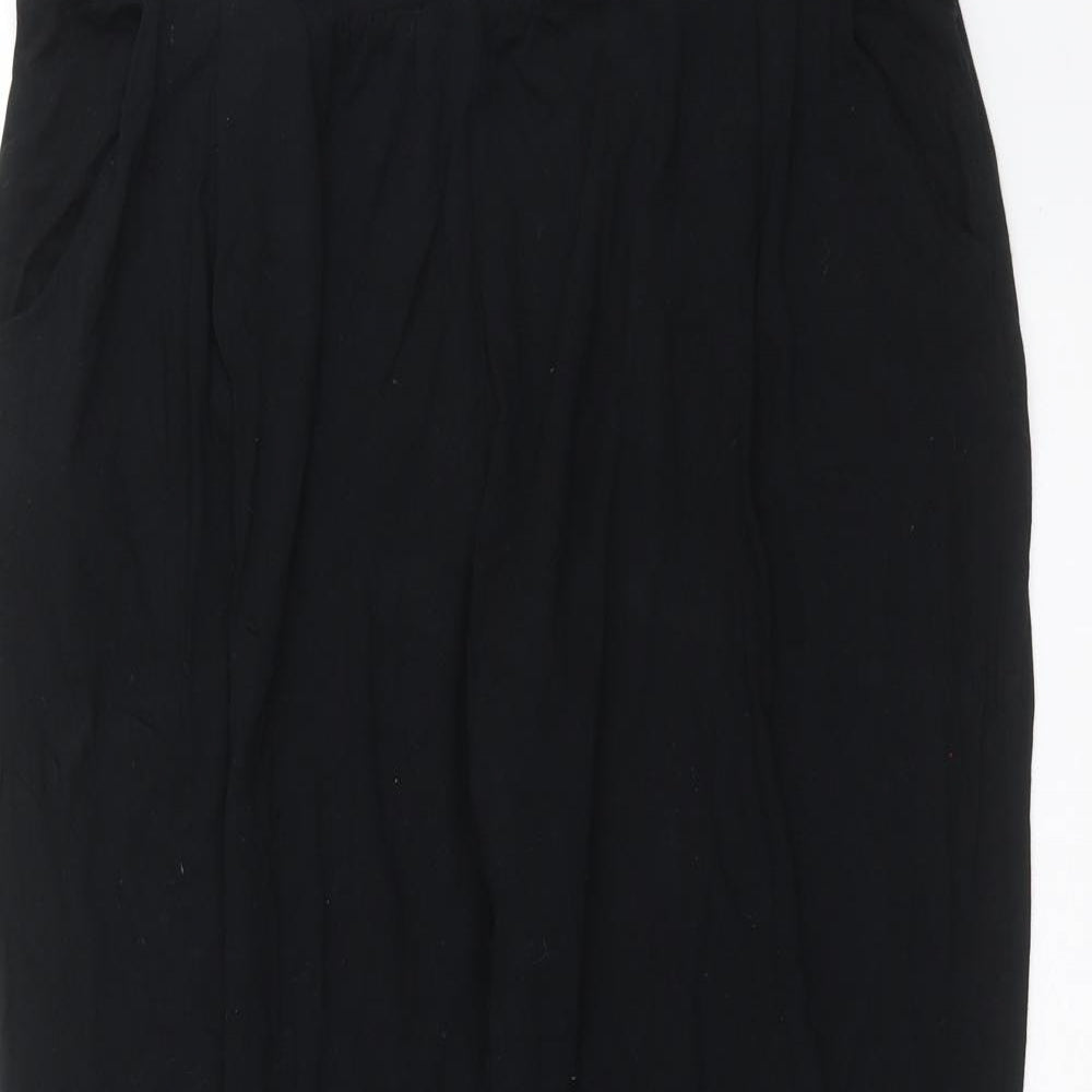 Womens UK Size 12 Marks and Spencer Regular Fit  Black Trousers