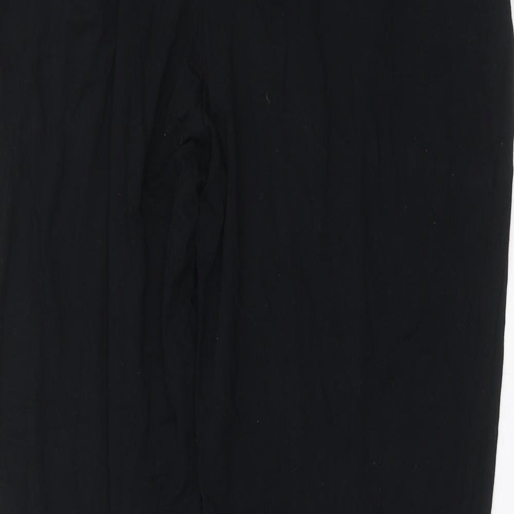 Womens UK Size 12 Marks and Spencer Regular Fit  Black Trousers