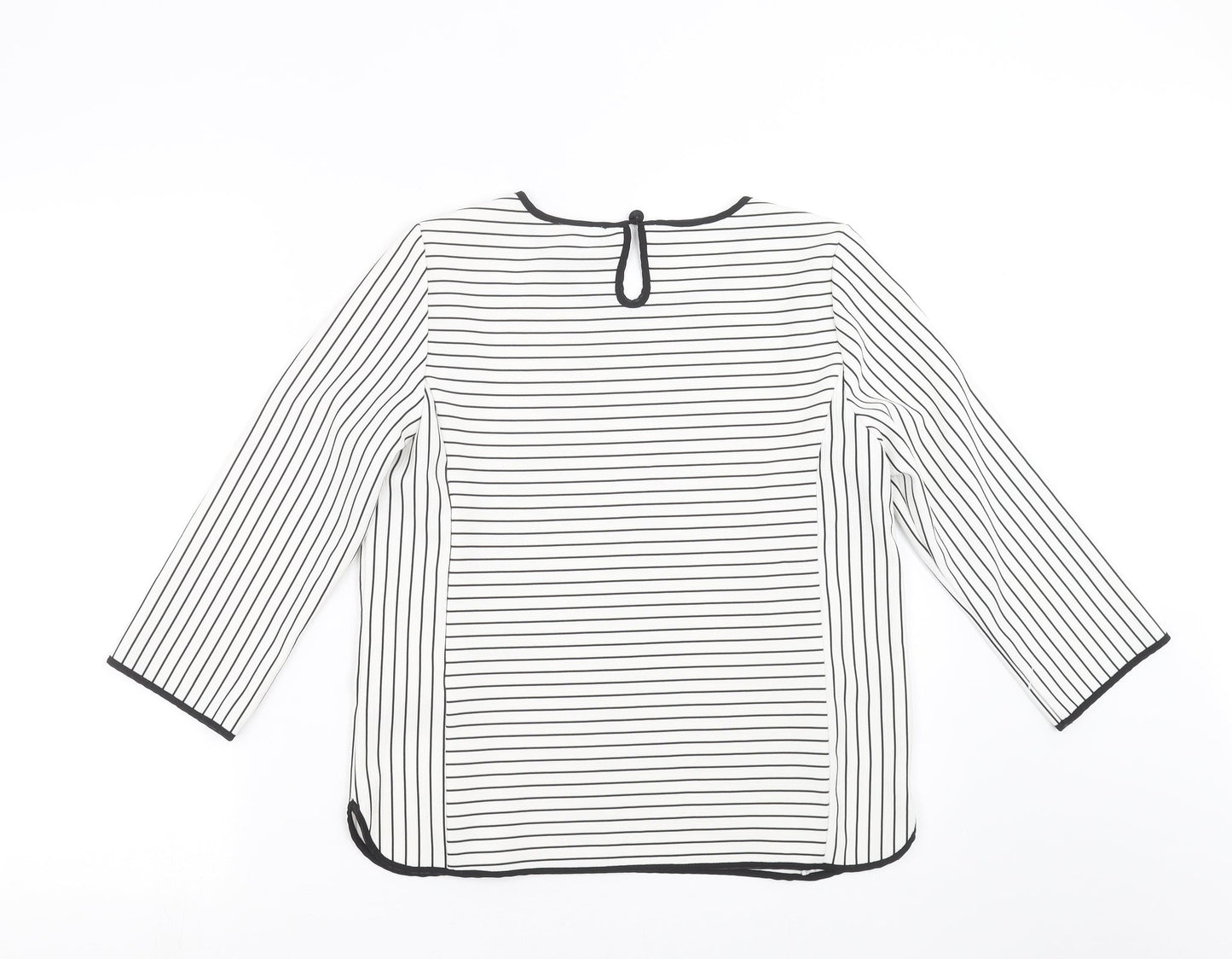 Womens UK Size S VERO MODA White Basic Blouse