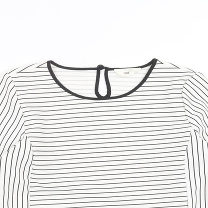 Womens UK Size S VERO MODA White Basic Blouse