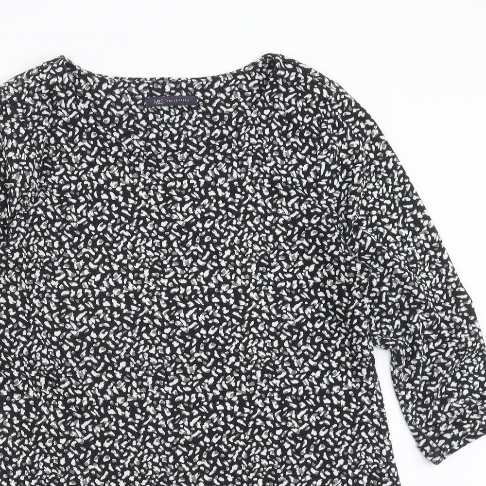 Womens UK Size 16 Marks and Spencer Black Pullover Jumper
