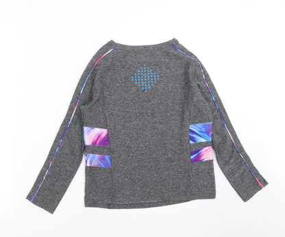 NEXT Girls Grey   Basic T-Shirt Size 9 Years  - active wear