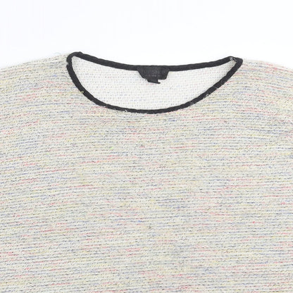 Womens UK Size 12 Topshop Beige Pullover Jumper