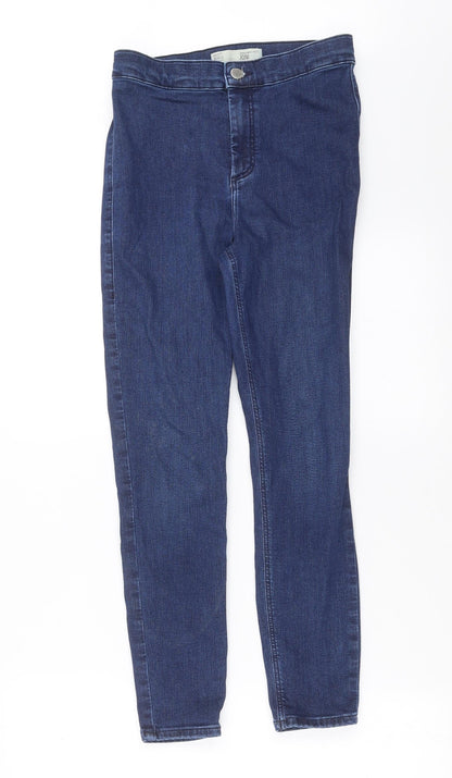 Topshop Womens Blue  Denim Skinny Jeans Size 26 in L26 in