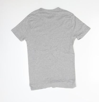 Womens UK Size L TU Grey Basic T-Shirt