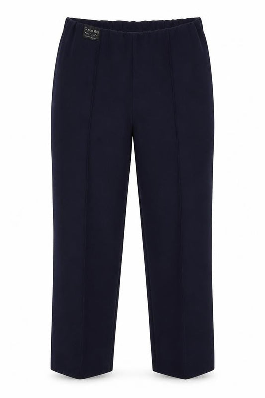 Womens UK Size 14 Classic Regular Fit  Blue Trousers