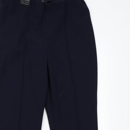 Classic Womens Blue   Trousers  Size 14 L24 in - Comfort Plus