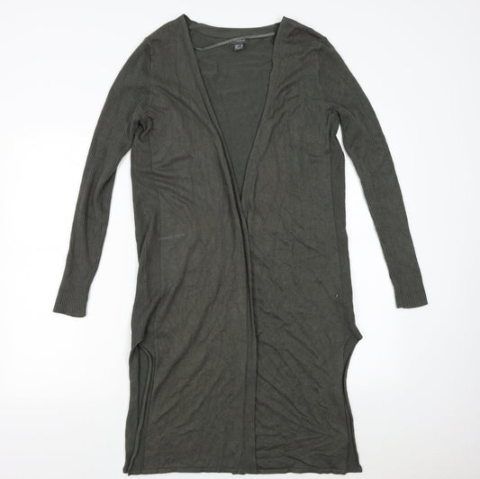 Primark Womens Green  Knit Cardigan Jumper Size 10