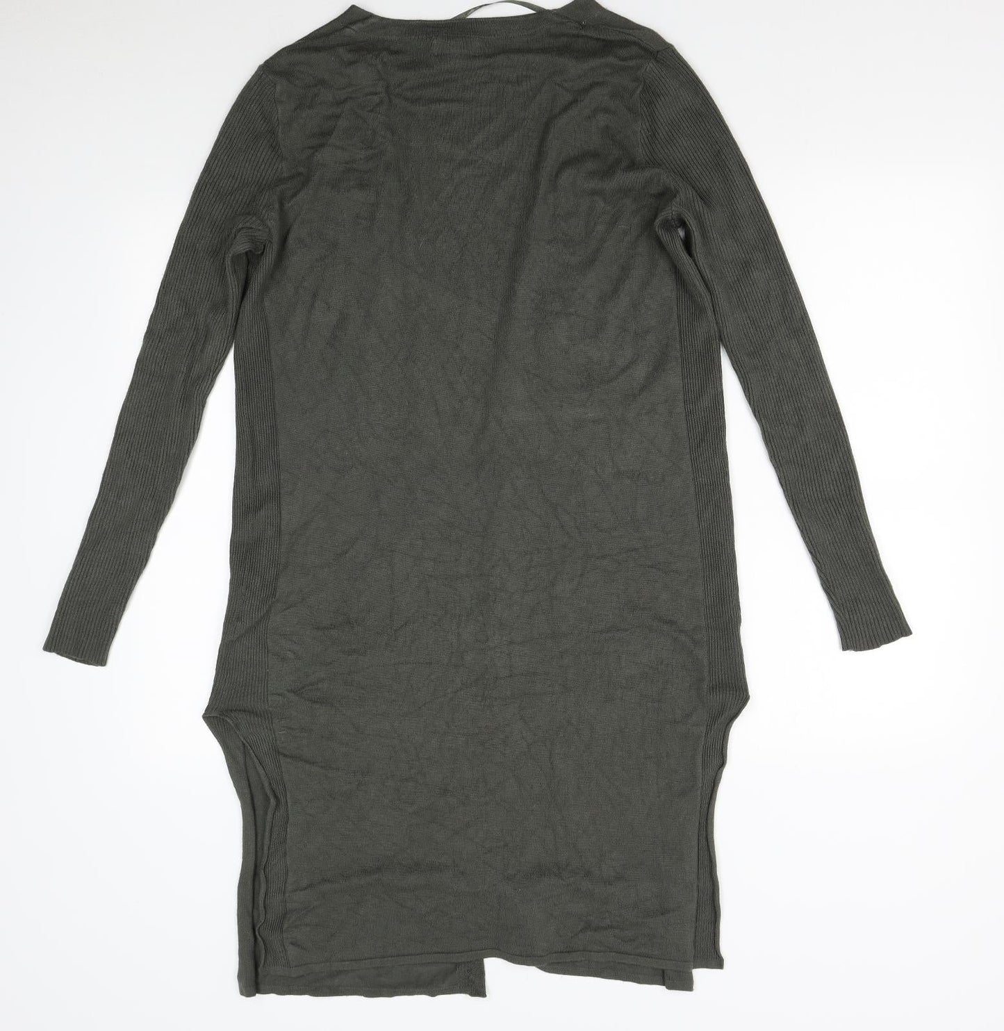 Primark Womens Green  Knit Cardigan Jumper Size 10