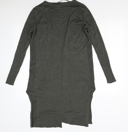 Primark Womens Green  Knit Cardigan Jumper Size 10