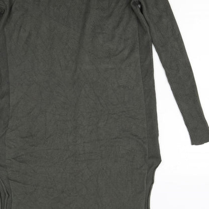 Primark Womens Green  Knit Cardigan Jumper Size 10