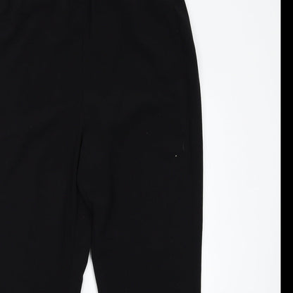 Womens UK Size 14 Isle Regular Fit  Black Trousers