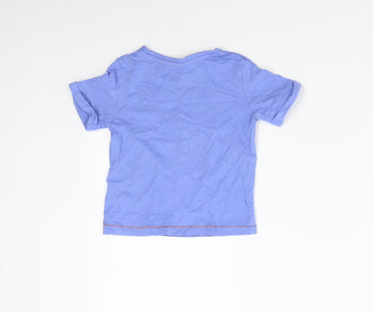 Pep&Co Boys Blue   Basic T-Shirt Size 12-18 Months