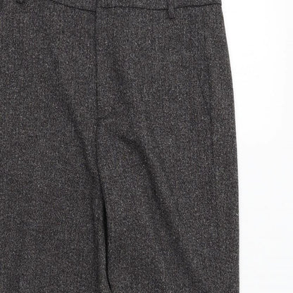 Womens UK Size S Zara Regular Fit  Grey Trousers