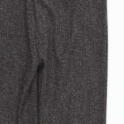 Womens UK Size S Zara Regular Fit  Grey Trousers