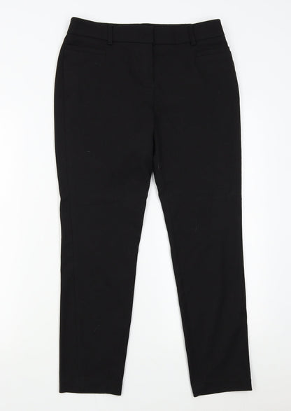 Womens UK Size 8 NEXT Regular Fit  Black Trousers
